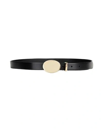 Isabel Marant Woman Belt Black Size 36 Cow Leather, Brass, Zamak