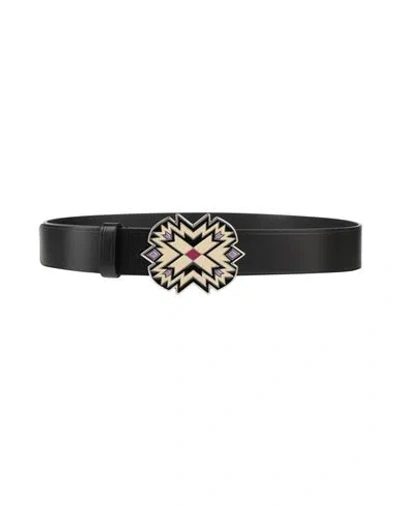 Isabel Marant Woman Belt Black Size 38 Cowhide