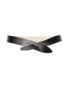 Isabel Marant Woman Belt Black Size M Cow Leather In Black