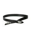Isabel Marant Woman Belt Black Size M Cowhide In Black