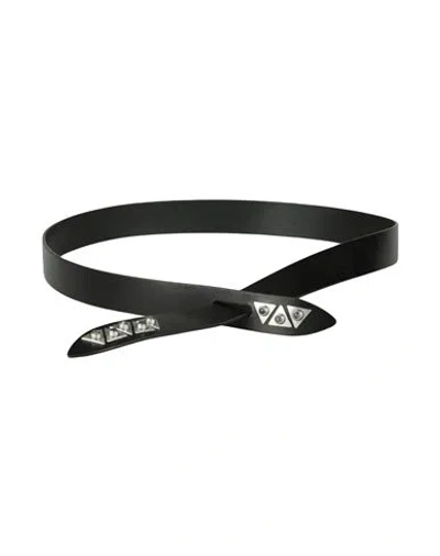Isabel Marant Woman Belt Black Size M Cowhide
