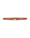 Isabel Marant Woman Belt Brown Size 38 Cow Leather In Brown