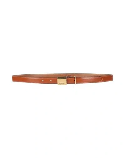 Isabel Marant Woman Belt Brown Size 38 Cow Leather