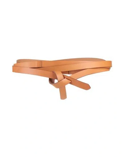 Isabel Marant Woman Belt Brown Size Onesize Cow Leather