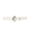 Isabel Marant Woman Belt Light Grey Size 32 Cow Leather, Brass In Neutral