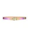 Isabel Marant Woman Belt Mauve Size 36 Lambskin In Purple