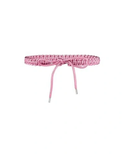 Isabel Marant Woman Belt Pink Size Onesize Textile Fibers