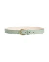 Isabel Marant Woman Belt Sage Green Size 30 Goat Skin In Sage Green