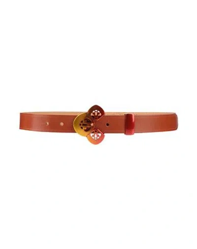Isabel Marant Woman Belt Tan Size 30 Leather In Brown