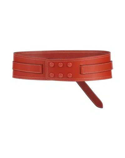 Isabel Marant Woman Belt Tan Size 36 Bovine Leather In Brown