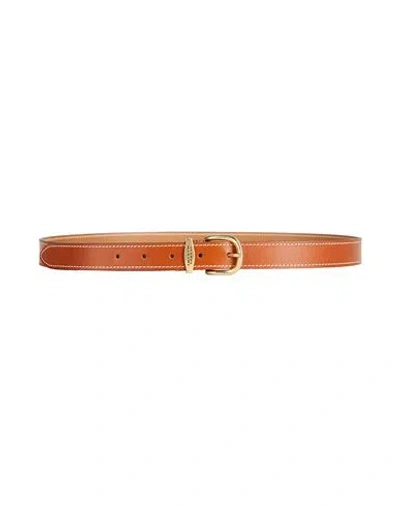 Isabel Marant Woman Belt Tan Size 38 Cow Leather In Brown
