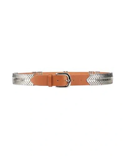 Isabel Marant Woman Belt Tan Size S Cow Leather