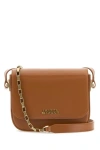 Isabel Marant Biscuit Leather Small Lizza Crossbody Bag In Brown