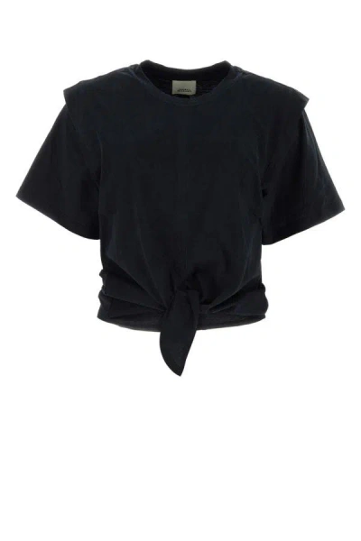 Isabel Marant Woman Black Cotton Zelikia T-shirt