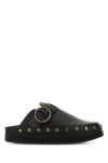 Isabel Marant Stud-embellished Leather Mules In Black