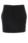 Isabel Marant Licoma High Waist Crepe Mini Skirt In Black