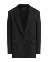 Isabel Marant Woman Blazer Black Size 8 Wool In Black