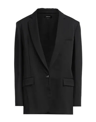 Isabel Marant Woman Blazer Black Size 8 Wool