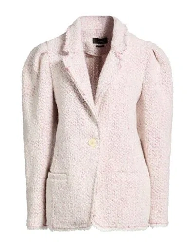 Isabel Marant Woman Blazer Fuchsia Size 2 Acrylic, Wool, Polyester In Pink