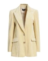 Isabel Marant Woman Blazer Pastel Yellow Size 6 Polyester, Polyamide In Yellow