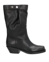 Isabel Marant Ademe Low Heels Ankle Boots In Black