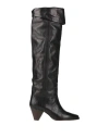 Isabel Marant Elita Leather Knee-high Boot In Black