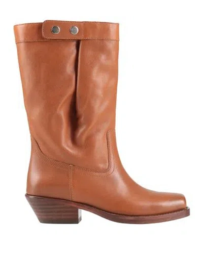 Isabel Marant Woman Boot Brown Size 6.5 Leather
