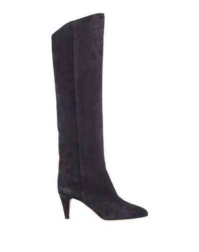 Isabel Marant Woman Boot Charcoal Size 5 Calfskin In Gray