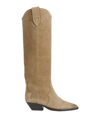 Isabel Marant Denvee Pointed-toe Knee-length Boots In Brown