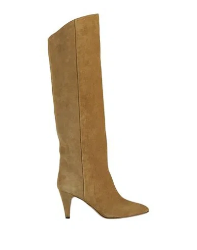 ISABEL MARANT ISABEL MARANT WOMAN BOOT SAGE GREEN SIZE 5.5 CALFSKIN