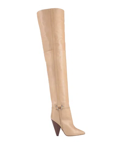 Isabel Marant Knee Boots In Sand
