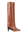 Isabel Marant Woman Boot Tan Size 6.5 Calfskin In Brown