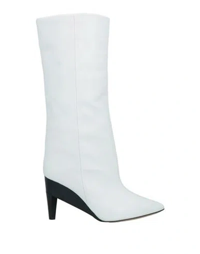 Isabel Marant Woman Boot White Size 7 Calfskin