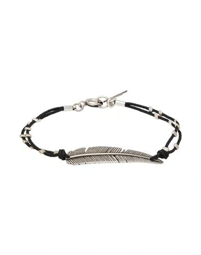 Isabel Marant Woman Bracelet Black Size Ii Brass, Polyester, Tin