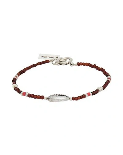 Isabel Marant Woman Bracelet Burgundy Size I Stone In Red
