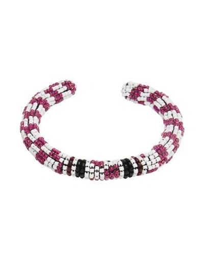 Isabel Marant Plastic Bracelets In Multi