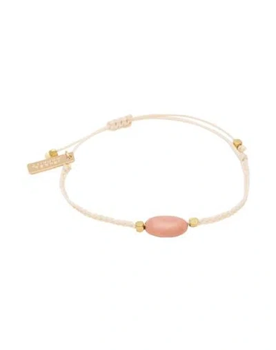 Isabel Marant Woman Bracelet Off White Size - Metal, Textile Fibers