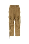 ISABEL MARANT ISABEL MARANT WOMAN BROWN COTTON EUSEBIO CARGO PANT