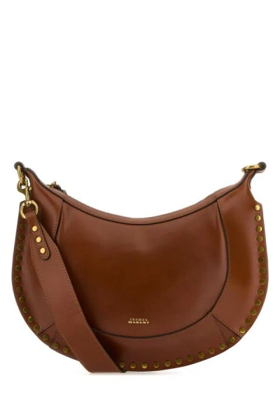 Isabel Marant Woman Caramel Leather Naoko Handbag In Brown