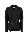 Isabel Marant Cinaye Wrap-over Top In Multicolor