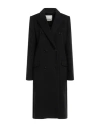 Isabel Marant Woman Coat Black Size 8 Virgin Wool, Cashmere, Polyamide