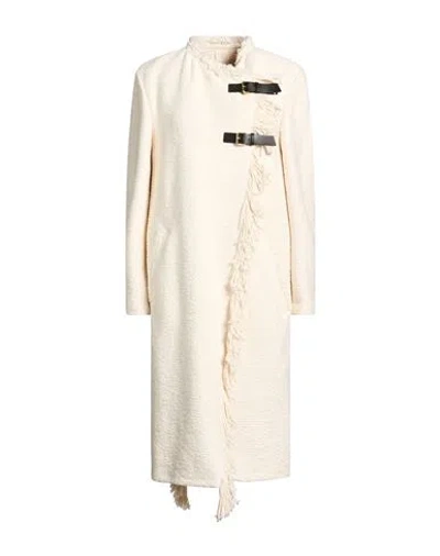 Isabel Marant Woman Coat Ivory Size 8 Cotton, Linen In White