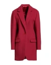 Isabel Marant Woman Coat Magenta Size 2 Virgin Wool, Cashmere, Polyamide