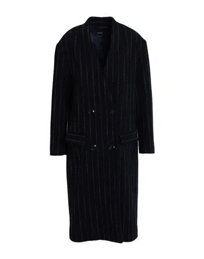Isabel Marant Woman Coat Midnight Blue Size 6 Virgin Wool