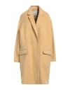 Isabel Marant Woman Coat Marigold Size 4 Virgin Wool, Cashmere, Polyamide In Yellow