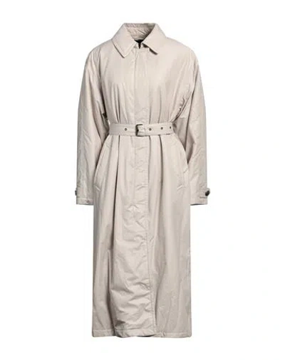 Isabel Marant Woman Coat Off White Size 8 Polyester, Cotton
