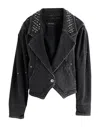 Isabel Marant Denim Outerwear In Black