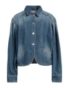 Isabel Marant Woman Denim Outerwear Blue Size 4 Cotton In Blue