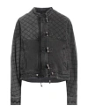 Isabel Marant Woman Denim Outerwear Charcoal Size 8 Cotton