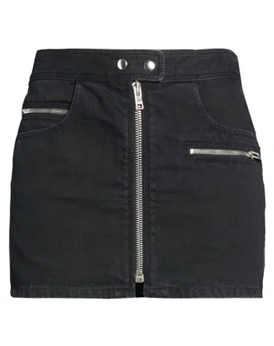 Isabel Marant Woman Denim Skirt Black Size 6 Cotton